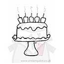 SO: Magnolia EZ Mount - Birthday Cake with Candles