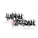 Magnolia EZ Mount - Grafitti - Happy Birthday Text