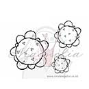 SO: Magnolia EZ Mount - Shabby Chic - Speckled Flower Trio