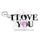 SO: Magnolia EZ Mount Stamp - I Love You (text)