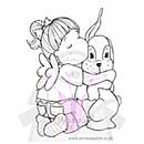 SO: Magnolia EZ Mount - Tilda Hugging Bunny