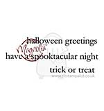 Magnolia EZ-Mount - Spooky Halloween Greetings Kit (text)