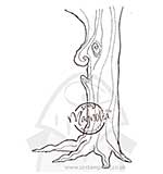 SO: Magnolia EZ-Mount - So Spooky Tree Trunk