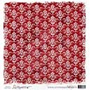 SO: Magnolia Ink 12x12 Paper - Red Ornaments (10 sheets)