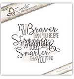 SO: Magnolia EZ Mount Stamp WM16 - Text You Are Braver