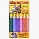 Crystal Lacquer Pens - Pastel Colours