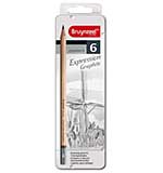 Sakura Expressions Tin - 6 Graphite Pencils