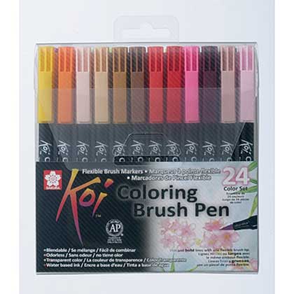 SO: Sakura Koi Colouring Brush Pens Set (Pack of 24)