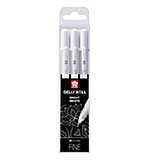 SO: Sakura Gelly Roll Basics - Bright White #05 FINE, 3 Pens