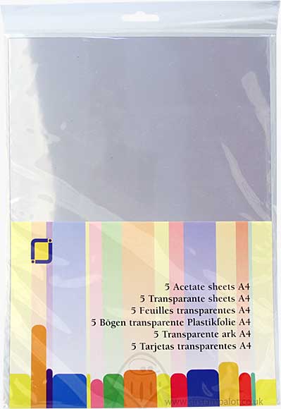 Jeje A4 Acetate Sheets (5 pcs)