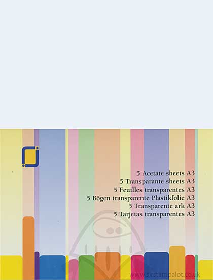 SO: Jeje Acetate Sheets - A3 (5 sheets)