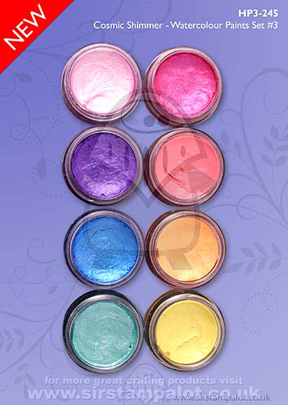 SO: Cosmic Shimmer - Watercolour Paints Set #3 - Brights