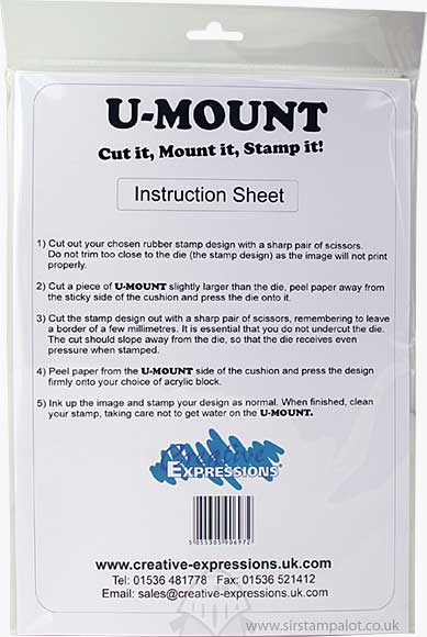 U-Mount Repositionable Mounting Cushion (A4) [D]
