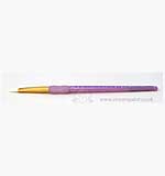 White Taklon Soft Grip Flat Brush (R9159-8)