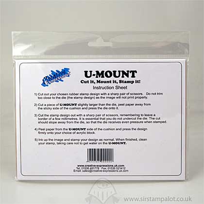 SO: U-Mount Repositionable Mounting Cushion (A5)