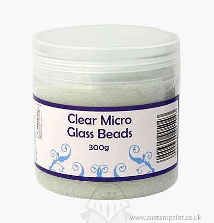 Clear Micro Glass Beads 300grams