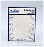 SO: Self Adhesive Pearl Embellishments - Cream (3mm)