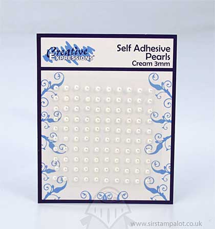SO: Self Adhesive Pearl Embellishments - Cream (3mm)