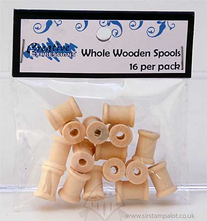 SO: Whole Wooden Mini Spools (16pk)