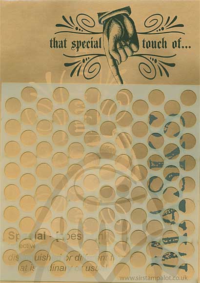 SO: That Special Touch 6x6 Mica Mask - Large Polka Dots