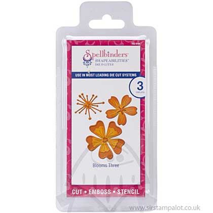 Spellbinders Shapeabilities Dies D-Lites - Blooms Three