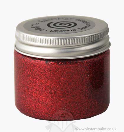 SO: Cosmic Shimmer Sparkle Texture Paste - Apple Red 50ml
