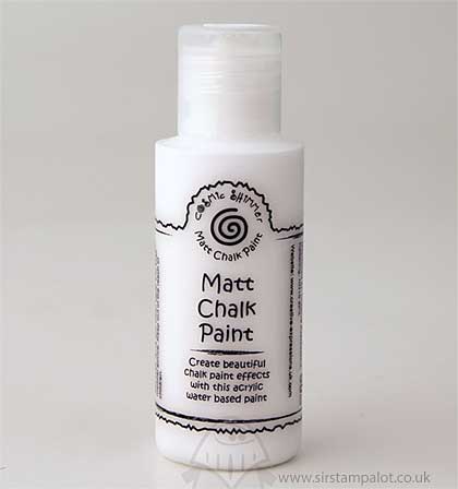 SO: Cosmic Shimmer Matt Chalk Paint - Warm White 50ml