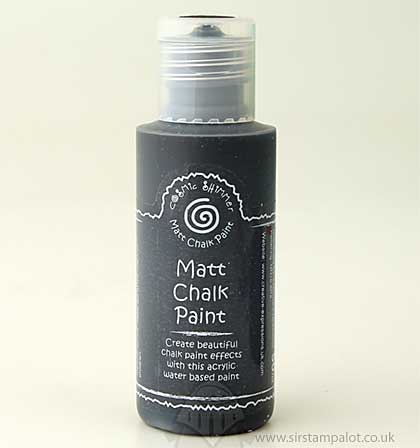 SO: Cosmic Shimmer Matt Chalk Paint - Midnight 50ml