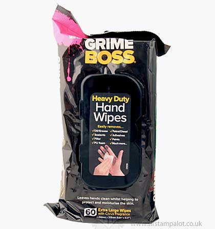SO: Grime Boss - Citrus Fragrance Heavy Duty Extra Large Hand Wipes