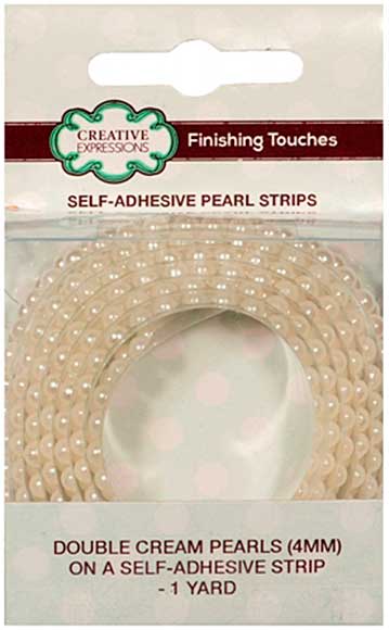 SO: Self-Adhesive Pearl Strips - Self-Adhesive Pearl Strips - Double Cream