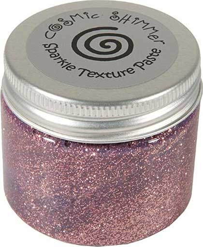 Cosmic Shimmer Sparkle Texture Paste, Pink Blush
