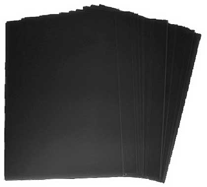 Creative Expressions Foundations BLACK (A4 Cardstock, 25 sheets, 220gsm)
