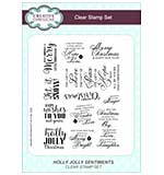 SO: Clear Stamp Sets - Holly Jolly Sentiments - Christmas Words