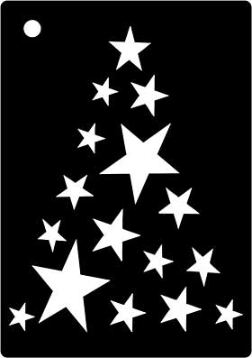 SO: Mini Stencil - Star Tree