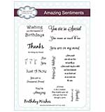 SO: Amazing Sentiments - A5 Clear Stamp Set