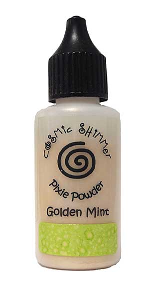 SO: Cosmic Shimmer Pixie Powder - Golden Mint