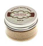 Creative Expressions - Metallic Micro Beads - Gold