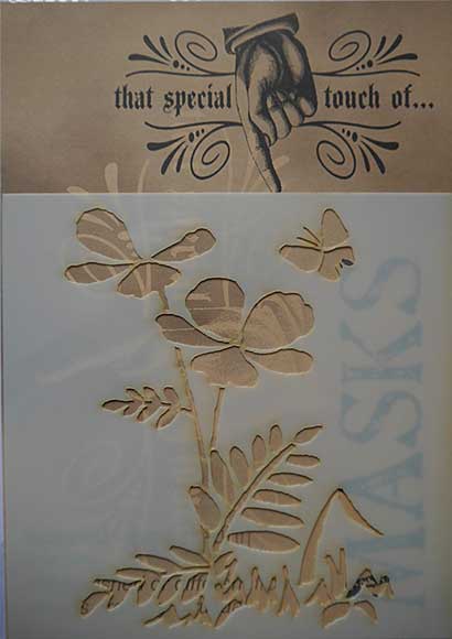 SO: That Special Touch Mask - Flower and Butterfly