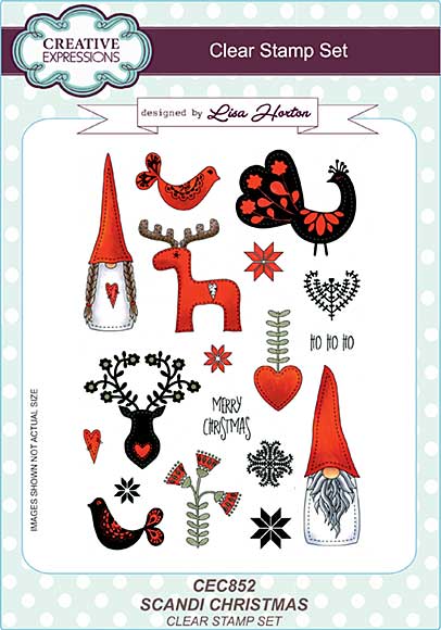 SO: Scandi Christmas A5 Clear Stamp Set