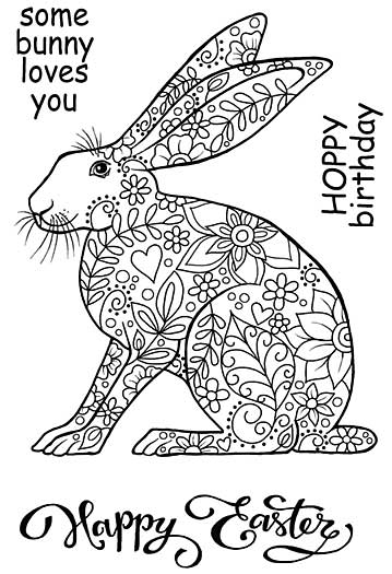 SO: Woodware Clear Magic - Decorative Hare [WW1801]