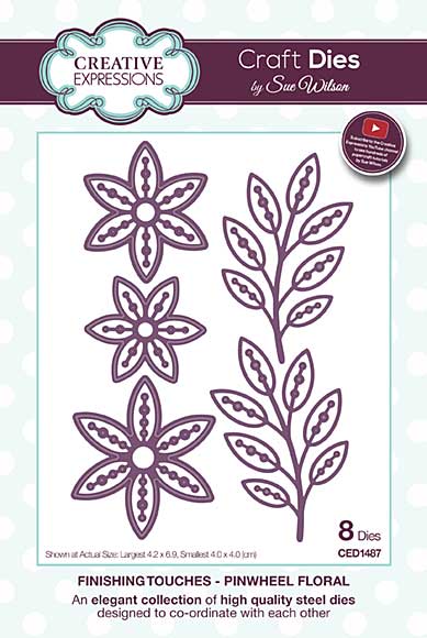 SO: Finishing Touches Collection Pinwheel Floral Die