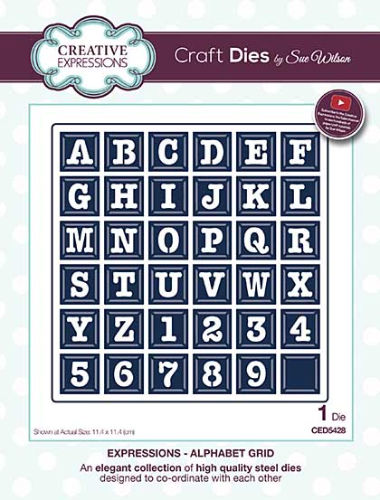 SO: Expressions Collection Alphabet Grid Die