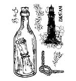 Woodware Clear Singles Stamp - Message in a Bottle [WW1804]