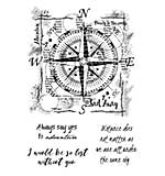 Woodware Clear Singles Stamp - Compass [WW1804]