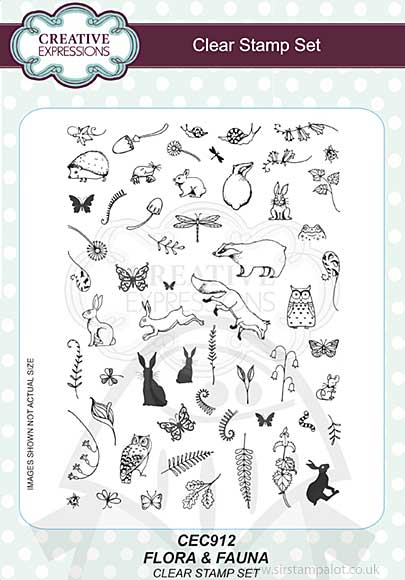 SO: Willowby Woods - Flora and Fauna A5 Clear Stamp Set