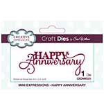 SO: Mini Expressions Collection Happy Anniversary Craft Die