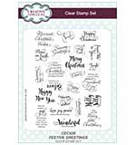 SO: Festive Greetings A5 Clear Stamp Set