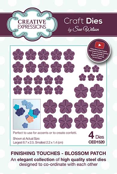 Finishing Touches Collection Blossom Patch Craft Die