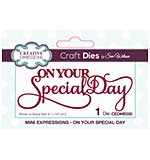 SO: Mini Expressions Collection On Your Special Day Craft Die