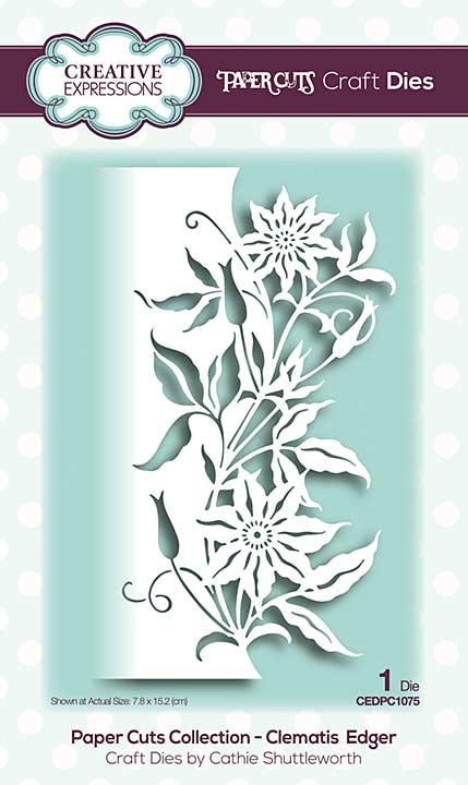 Paper Cuts Collection - Clematis Edger Craft Die